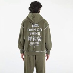 Converse x Patta Gold Pullover Olive Green Standard Hoodie Unisex Collab NEW L